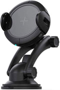 Wireless Car Charger & 360° Auto-Clamping Air Vent Phone Holder
