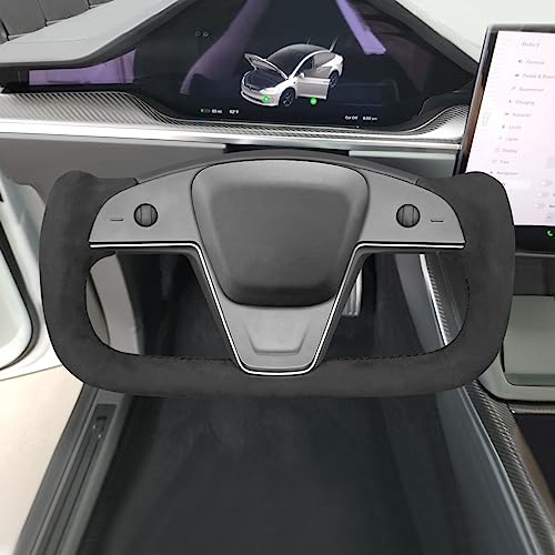 Yoke Steering Wheel Cover for Tesla Model S 2021–2023 & Model X 2021–2025