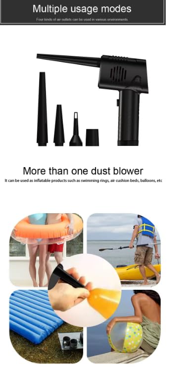 Cordless Portable Air Duster for Car & Computer Cleaning