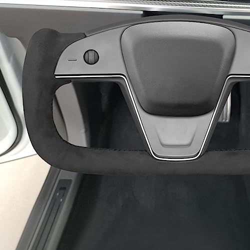 Yoke Steering Wheel Cover for Tesla Model S 2021–2023 & Model X 2021–2025
