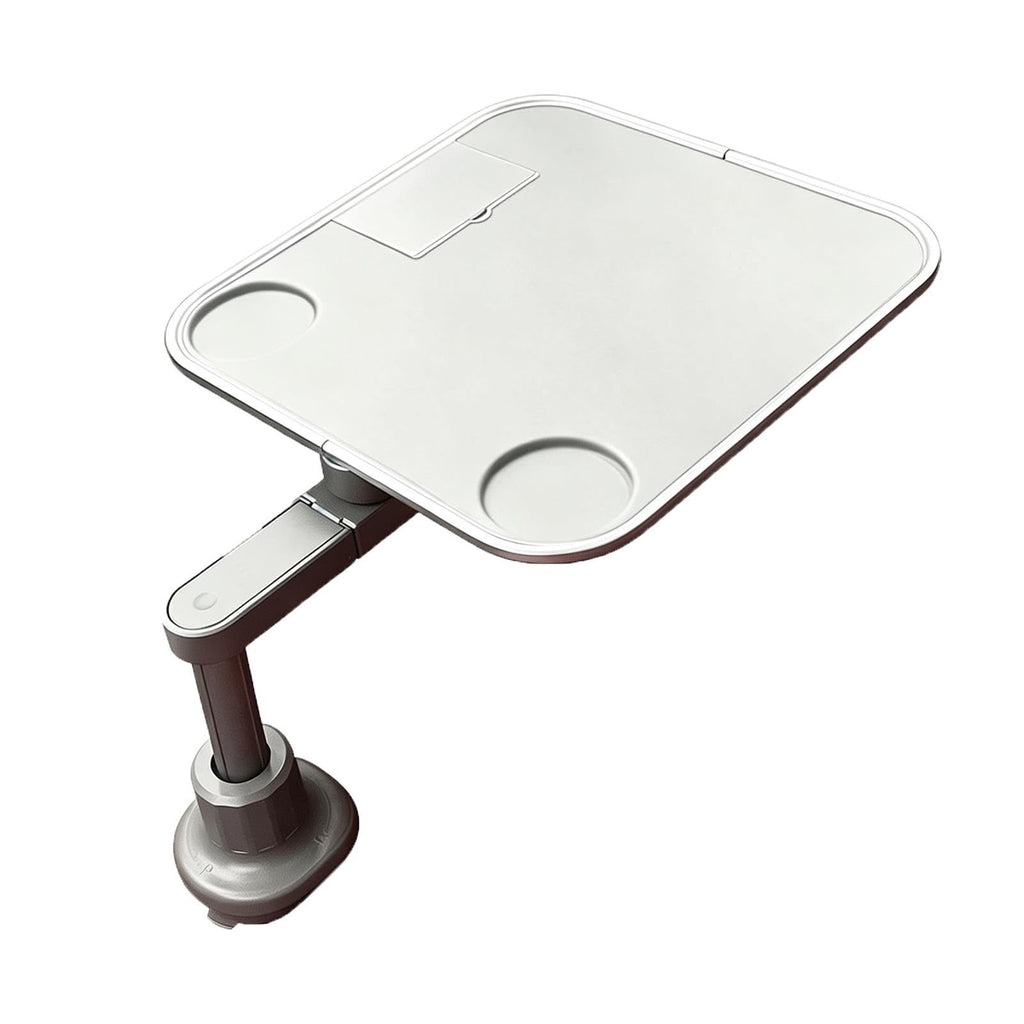 Car Cup Holder Tray with Storage，Car Desk for Laptop