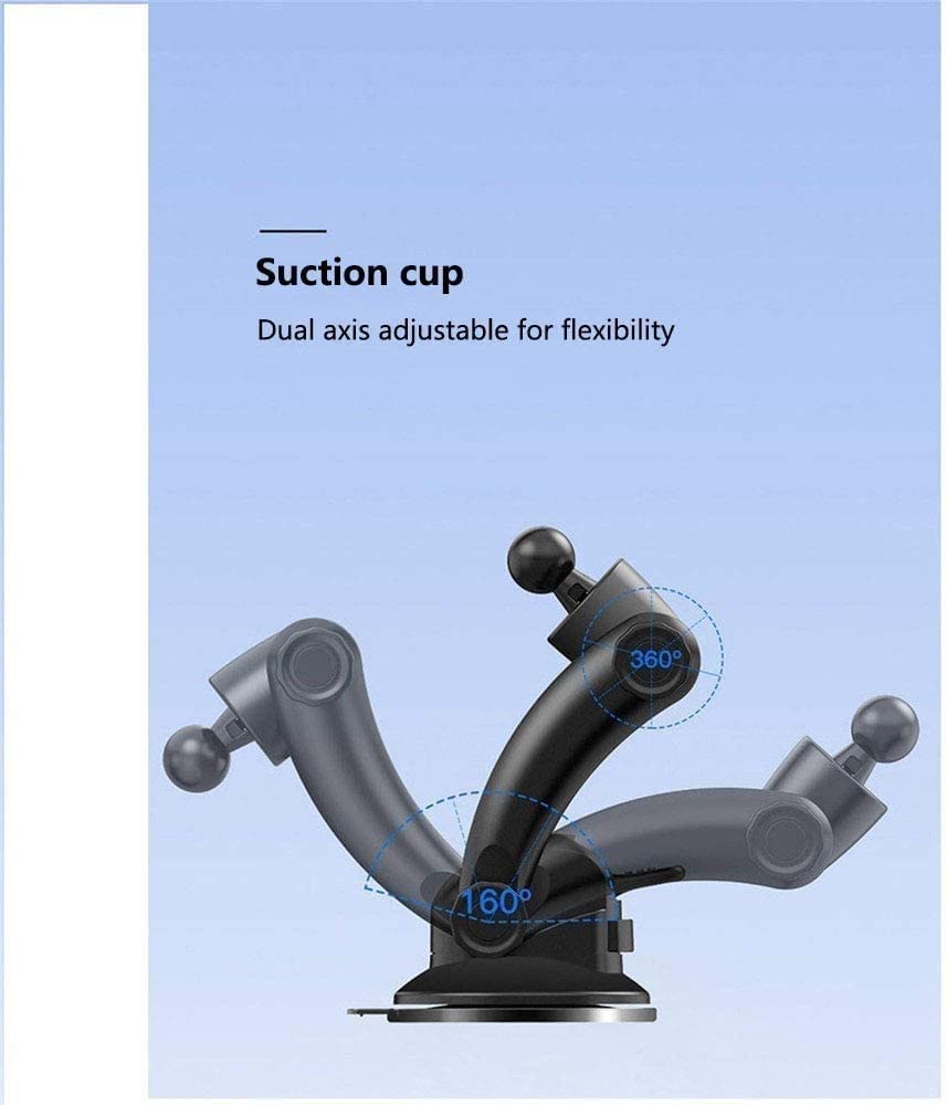 Wireless Car Charger & 360° Auto-Clamping Air Vent Phone Holder
