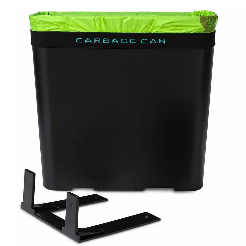 Car Trash Can, Leakproof Auto Garbage Bin with Stability Mat Clip