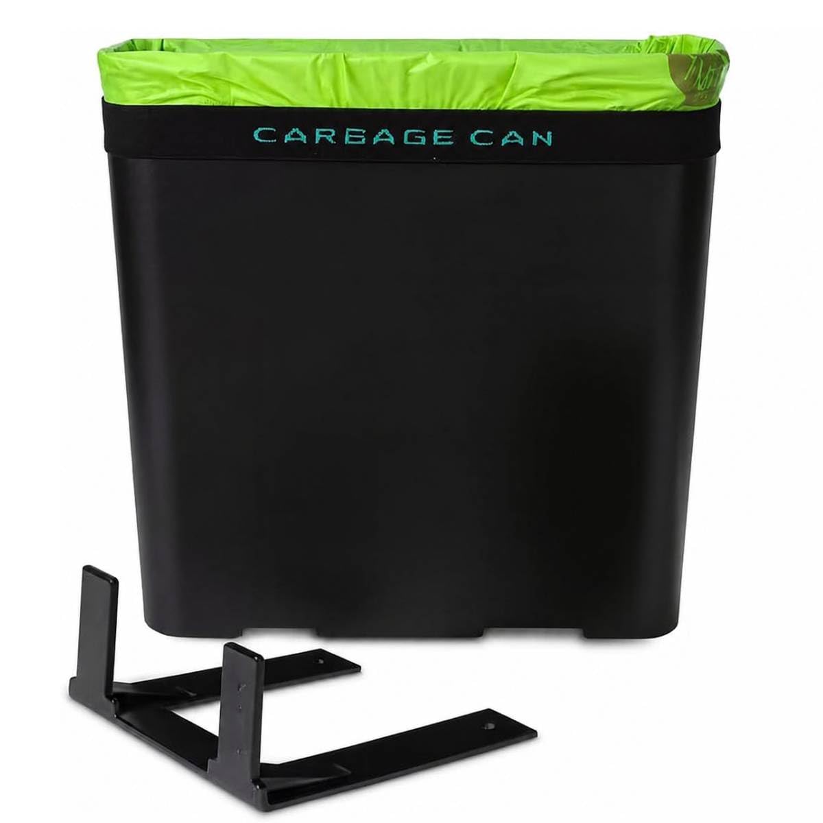 Car Trash Can, Leakproof Auto Garbage Bin with Stability Mat Clip