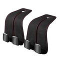 Leather Car Headrest Double Hooks for Audi Models 2-Pack