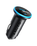 Anker 323 52.5W USB C Car Charger with 30W PowerIQ 3.0 Fast Charging