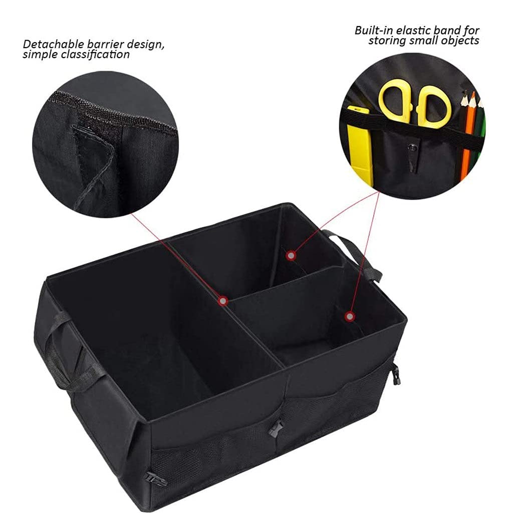 Foldable Nylon Car Trunk Organizer & Cargo Storage Box
