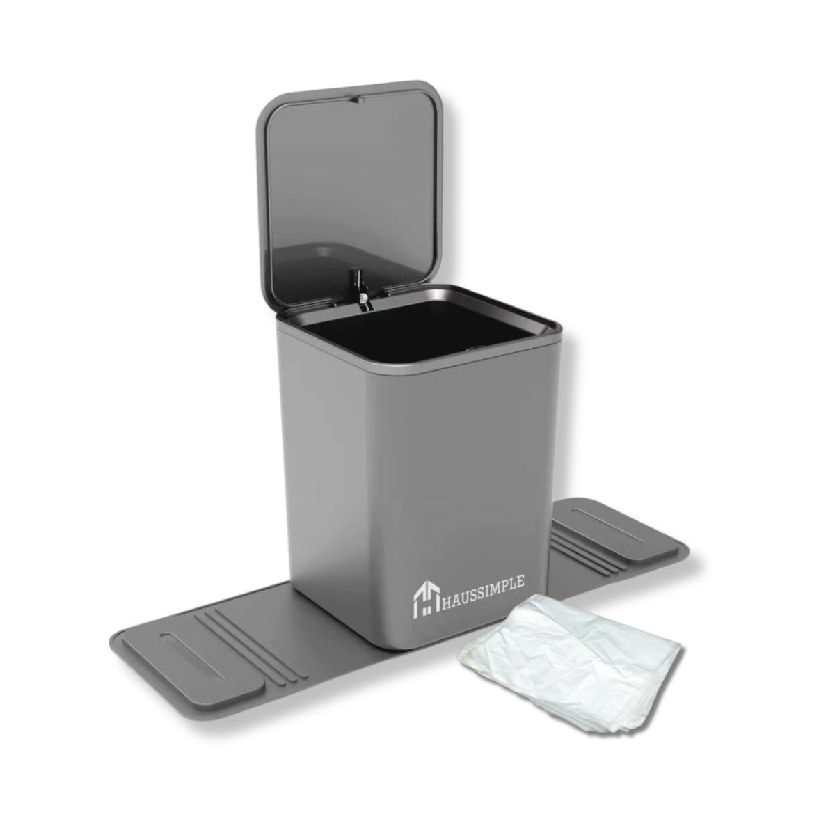 Leakproof Portable Car Trash Can with Stability Wings