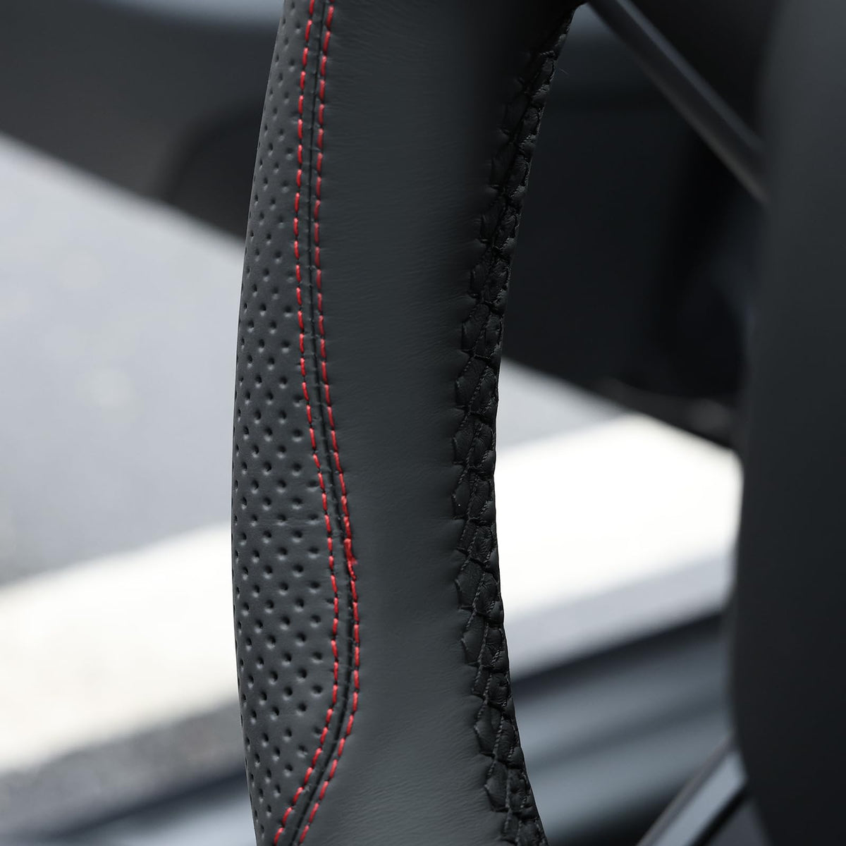 MEWANT Steering Wheel Cover for Tesla Model 3 Model Y 2020 30 Min Install