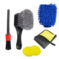 Car Wash & Detailing Kit with Brushes, Towels & Applicator Pads