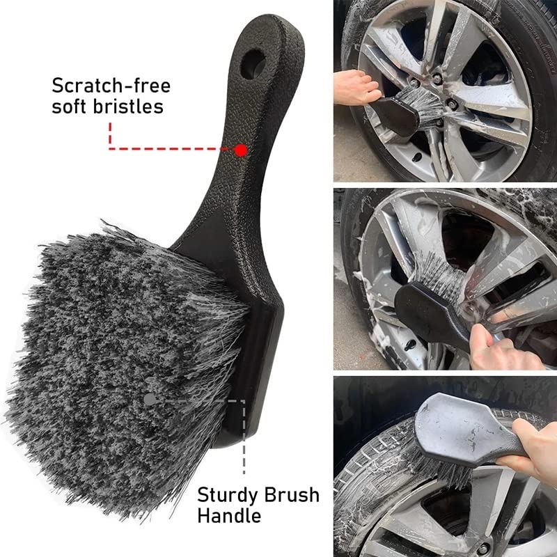 Car Wash & Detailing Kit with Brushes, Towels & Applicator Pads