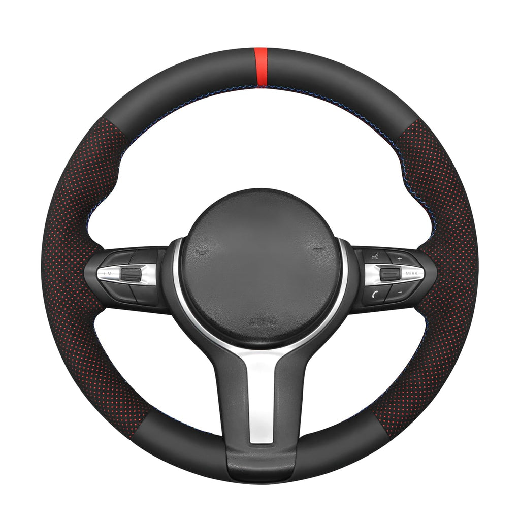 Hand-Stitched Steering Wheel Cover for BMW M Sport Models