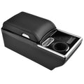 Universal Center Console with Wireless Charging, Cup Holders & Ambient Lighting
