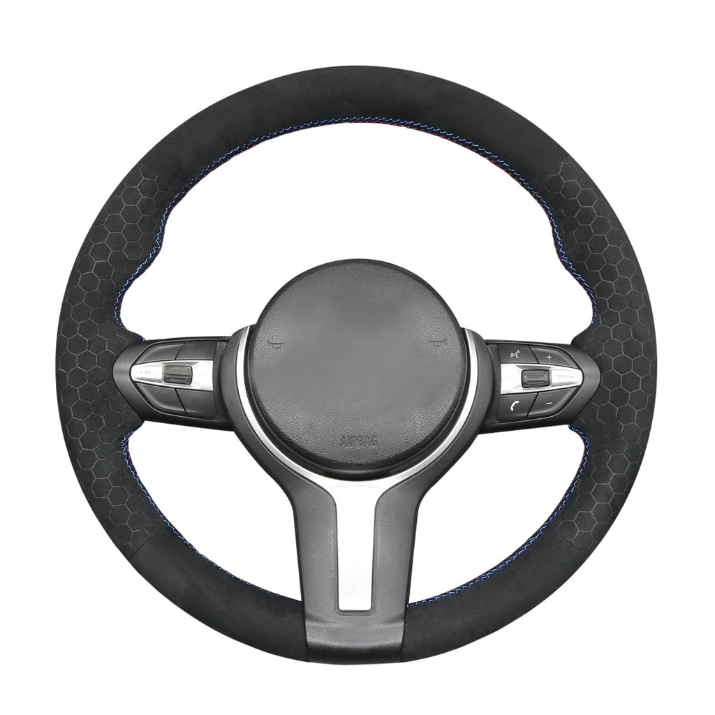Hand-Stitched Steering Wheel Cover for BMW M Sport Models