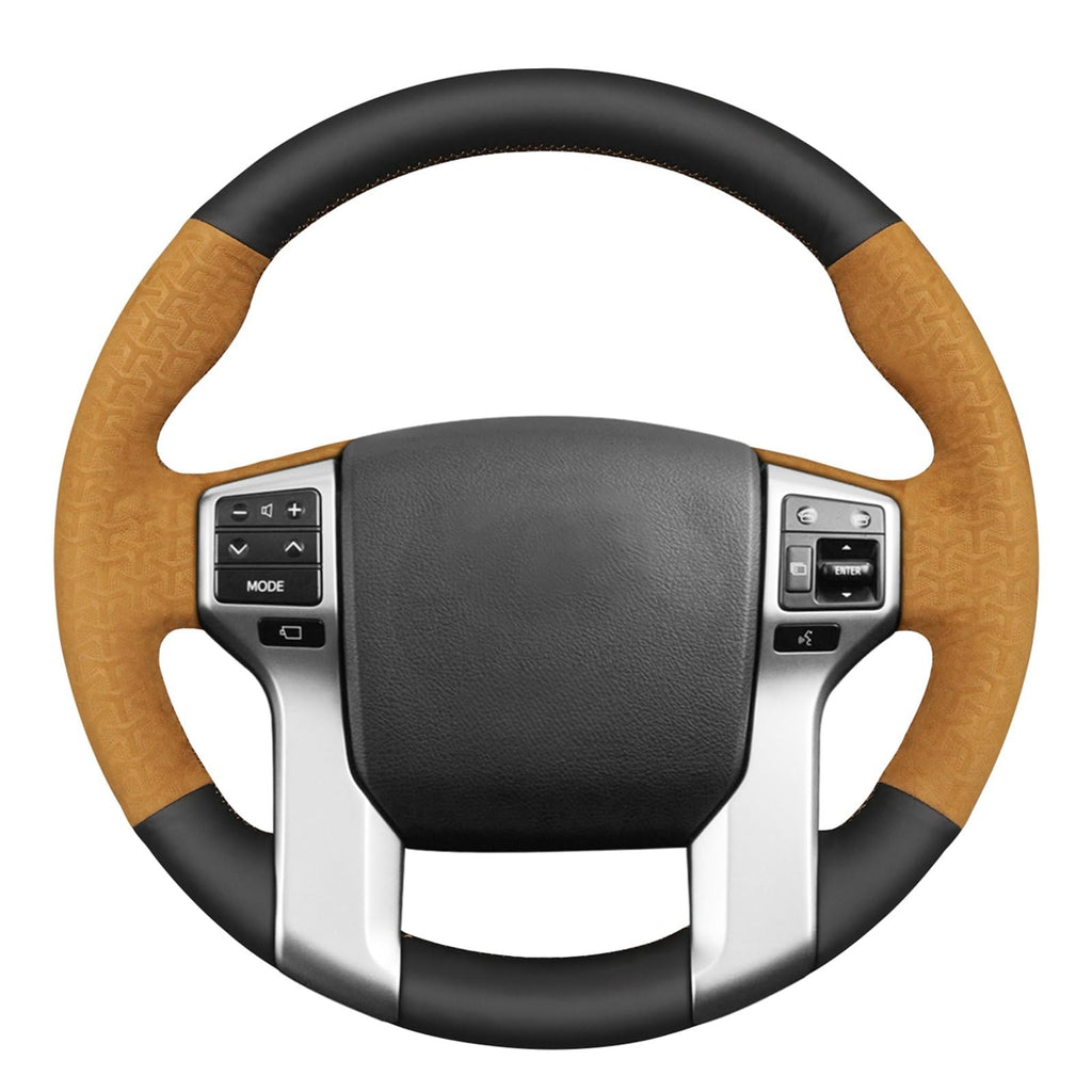 MEWANT Stitch On Custom Fit Steering Wheel Cover for Toyota 4Runner