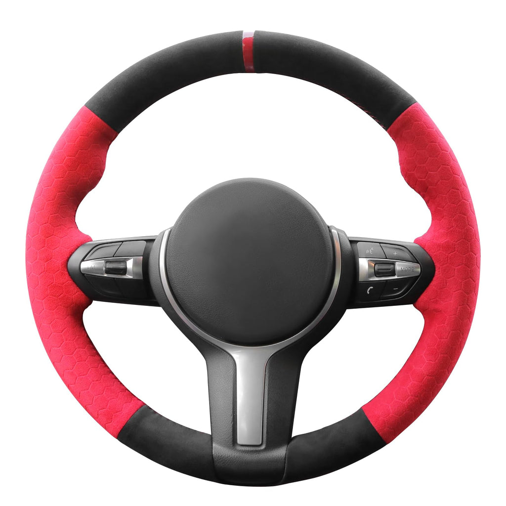 Hand-Stitched Steering Wheel Cover for BMW M Sport Models