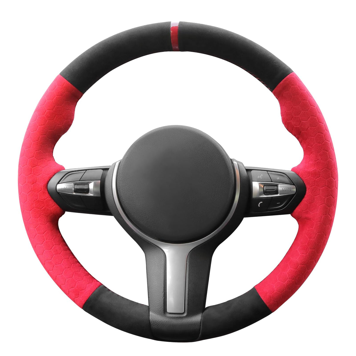 Hand-Stitched Steering Wheel Cover for BMW M Sport Models