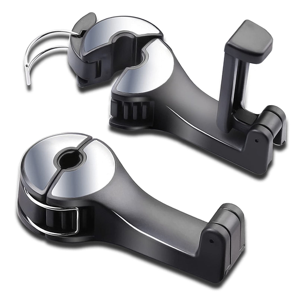 Universal 360° Car Headrest Hook with Phone Holder