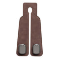 PU Leather & Stainless Steel Car Seat Back Storage Hook