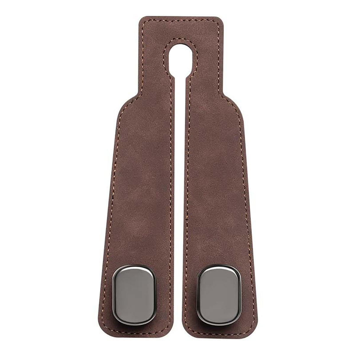 PU Leather & Stainless Steel Car Seat Back Storage Hook