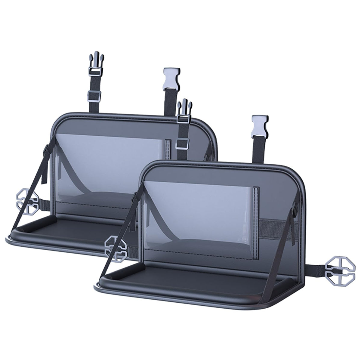 SportySizz Backseat Car Organizer with Foldable Tray & Tablet Holder