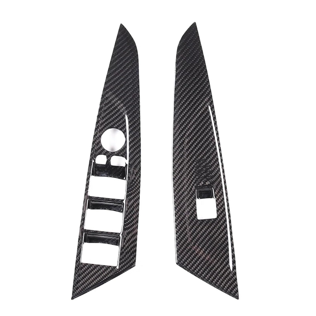 Carbon Fiber Window Switch Trim for BMW 4 Series G22 G23 G26 2020–2024