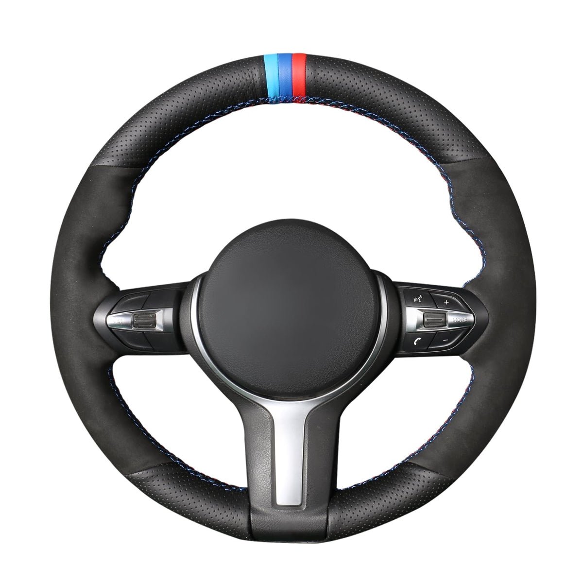 Hand-Stitched Steering Wheel Cover for BMW M Sport Models