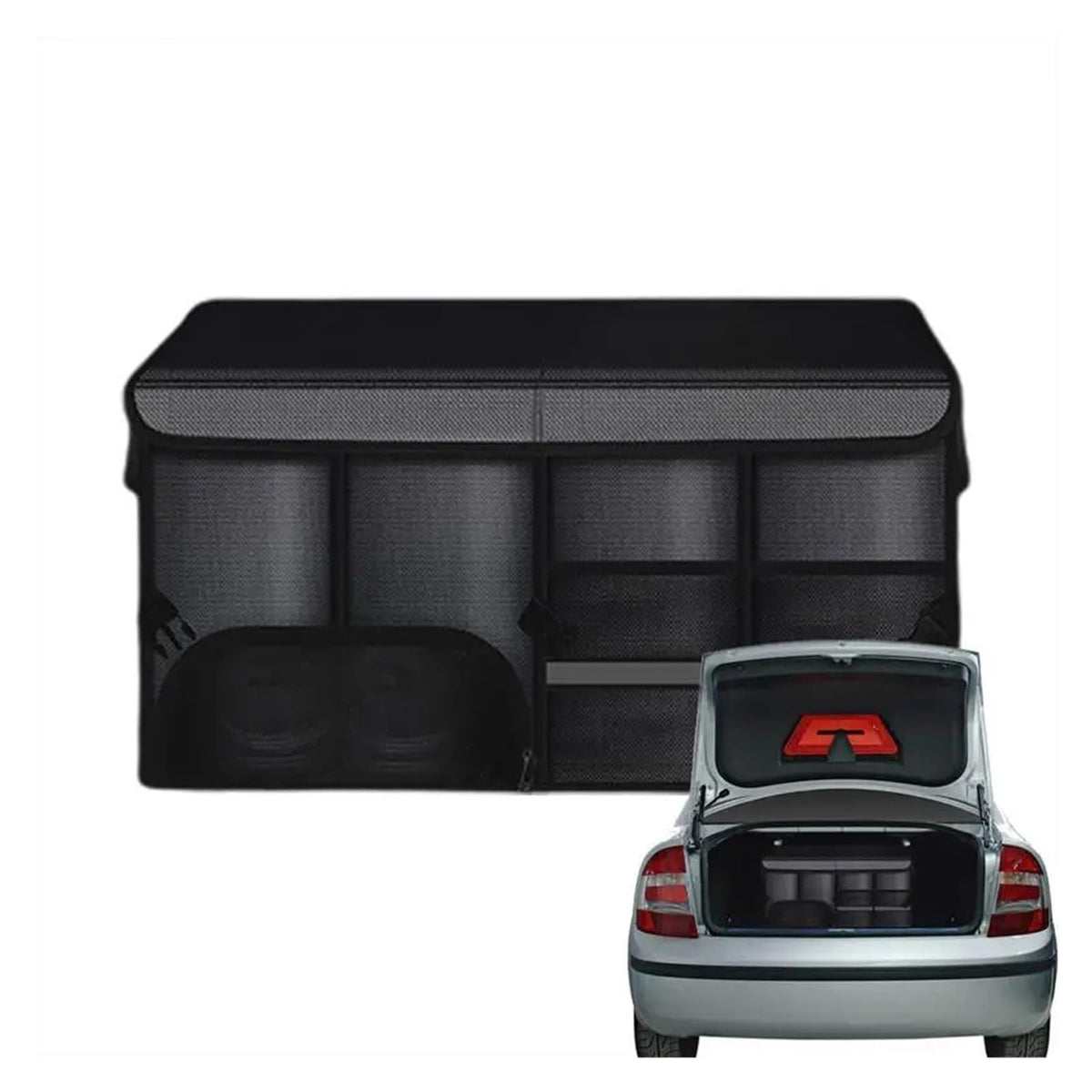 Large-Capacity Foldable Oxford Cloth Car Trunk Organizer