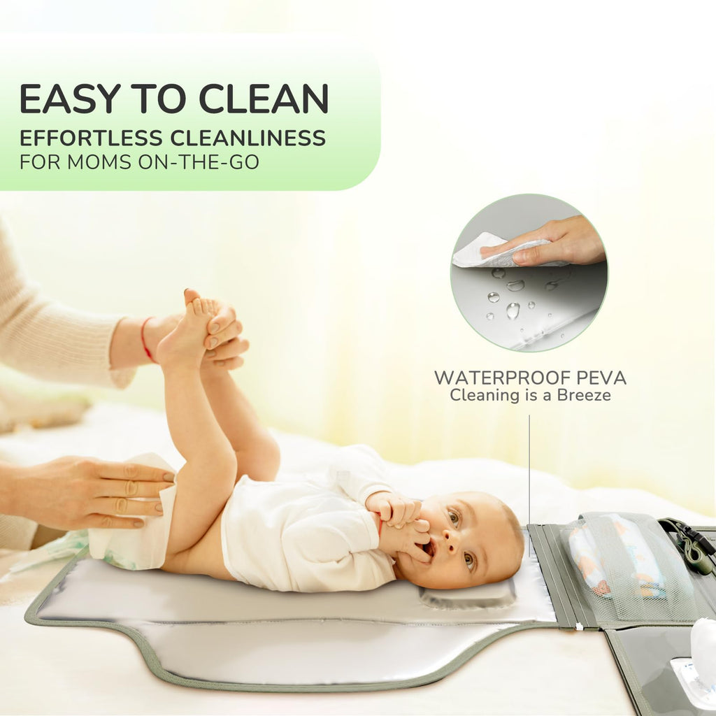 Alatino Portable Diaper Changing Pad for Baby