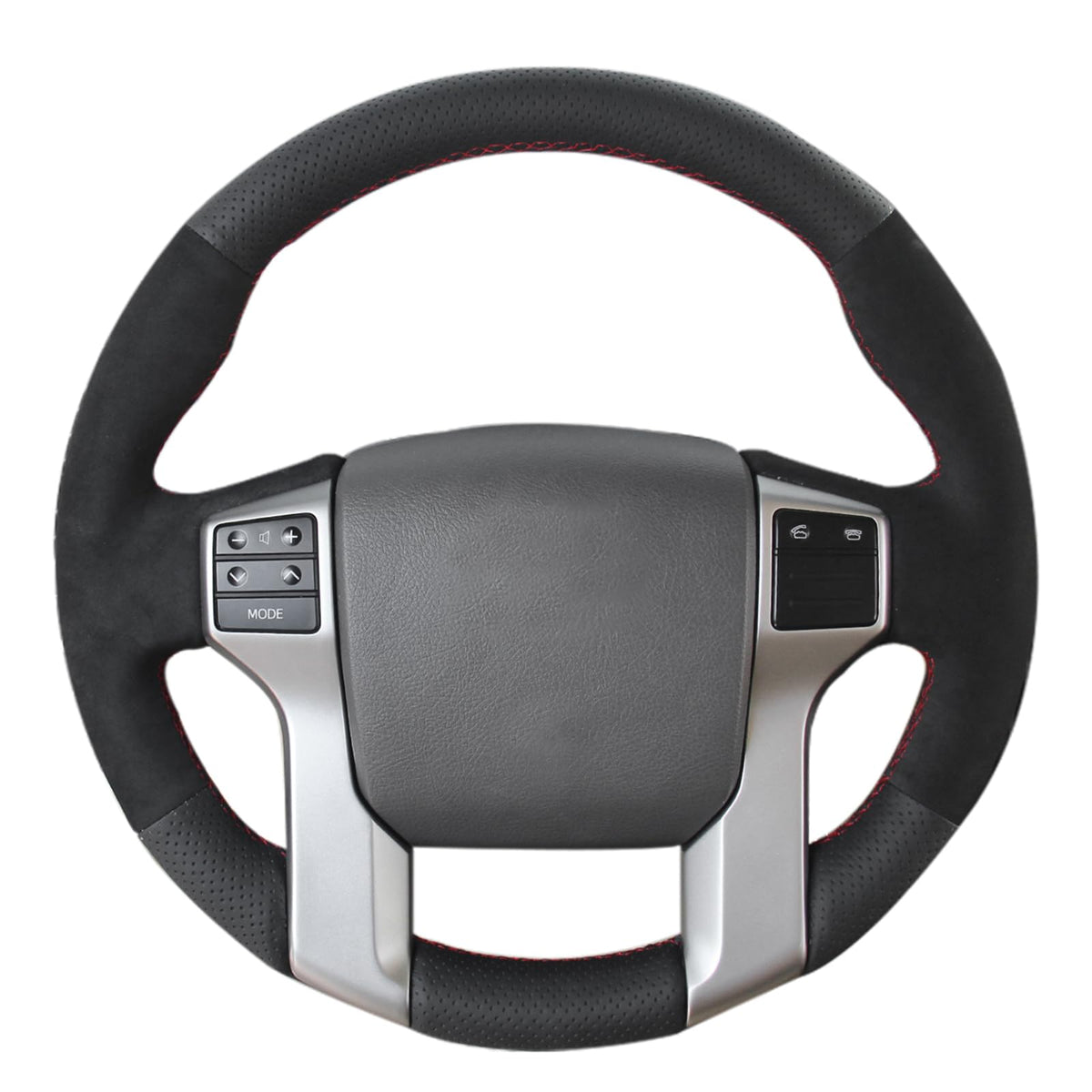 MEWANT Stitch On Custom Fit Steering Wheel Cover for Toyota 4Runner