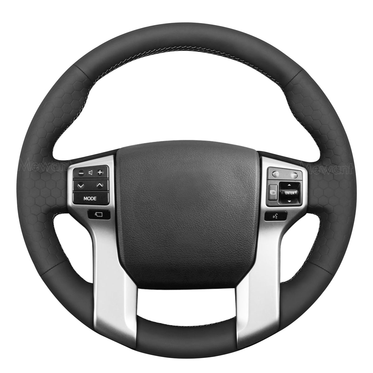 MEWANT Stitch On Custom Fit Steering Wheel Cover for Toyota 4Runner