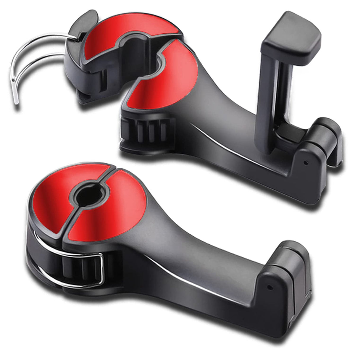 Universal 360° Car Headrest Hook with Phone Holder