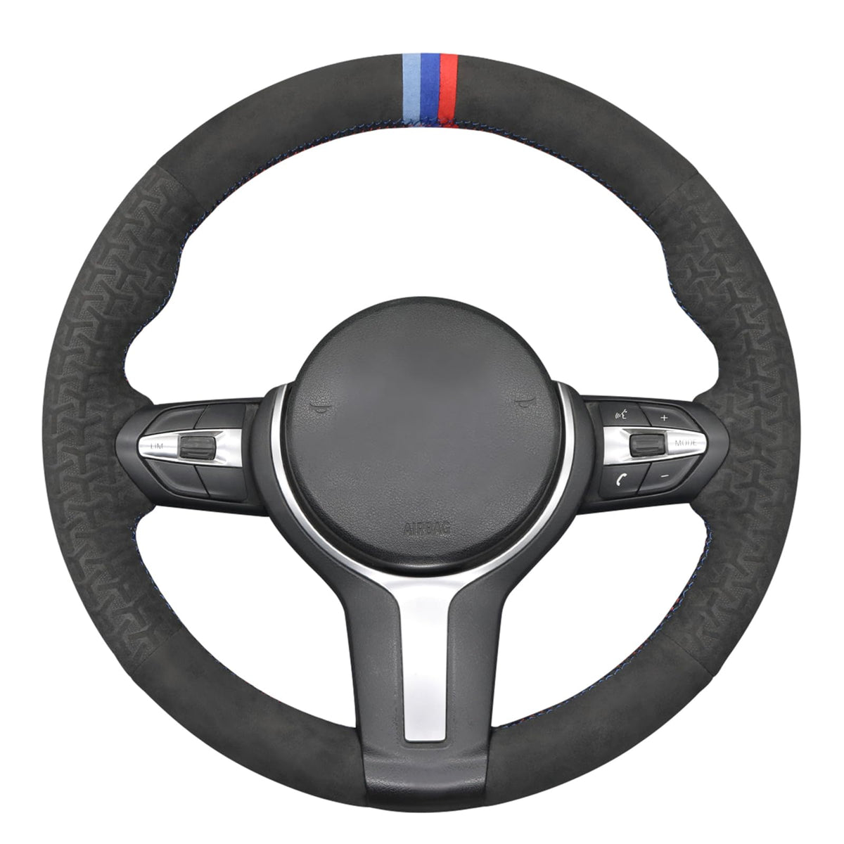 Hand-Stitched Steering Wheel Cover for BMW M Sport Models