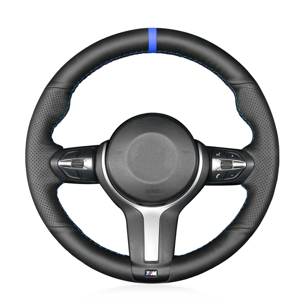 Hand-Stitched Steering Wheel Cover for BMW M Sport Models