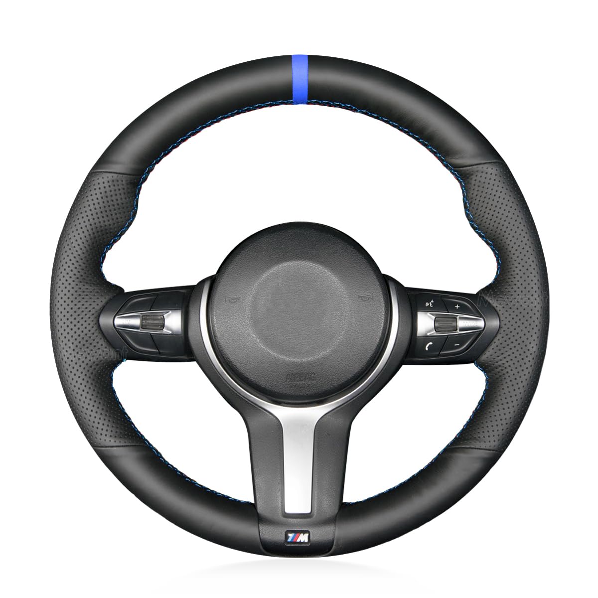 Hand-Stitched Steering Wheel Cover for BMW M Sport Models