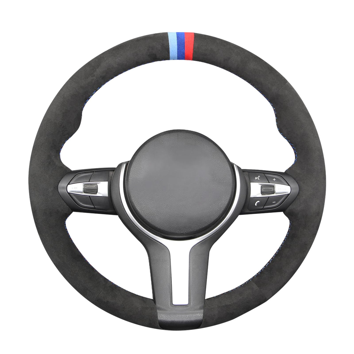 Hand-Stitched Steering Wheel Cover for BMW M Sport Models