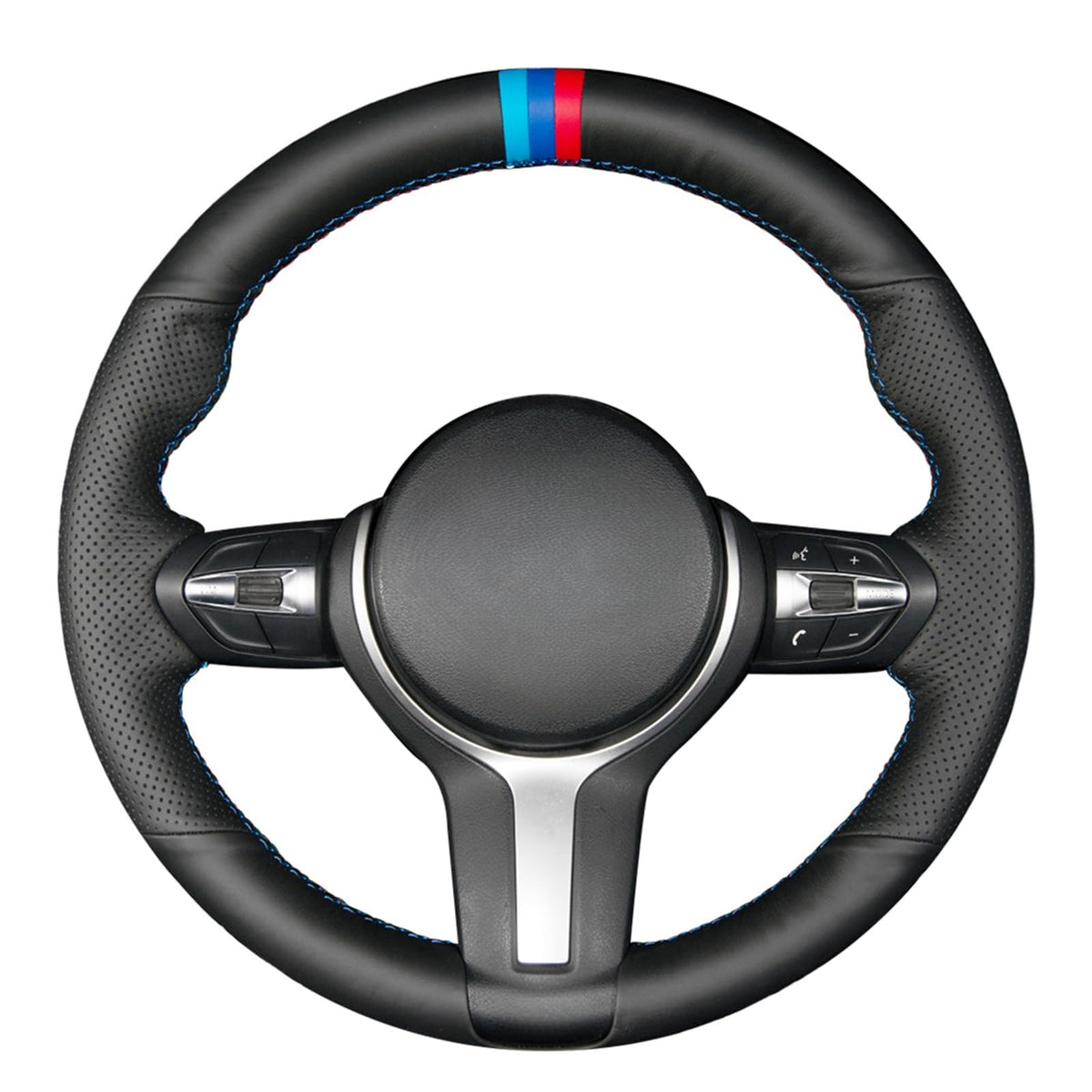 Hand-Stitched Steering Wheel Cover for BMW M Sport Models