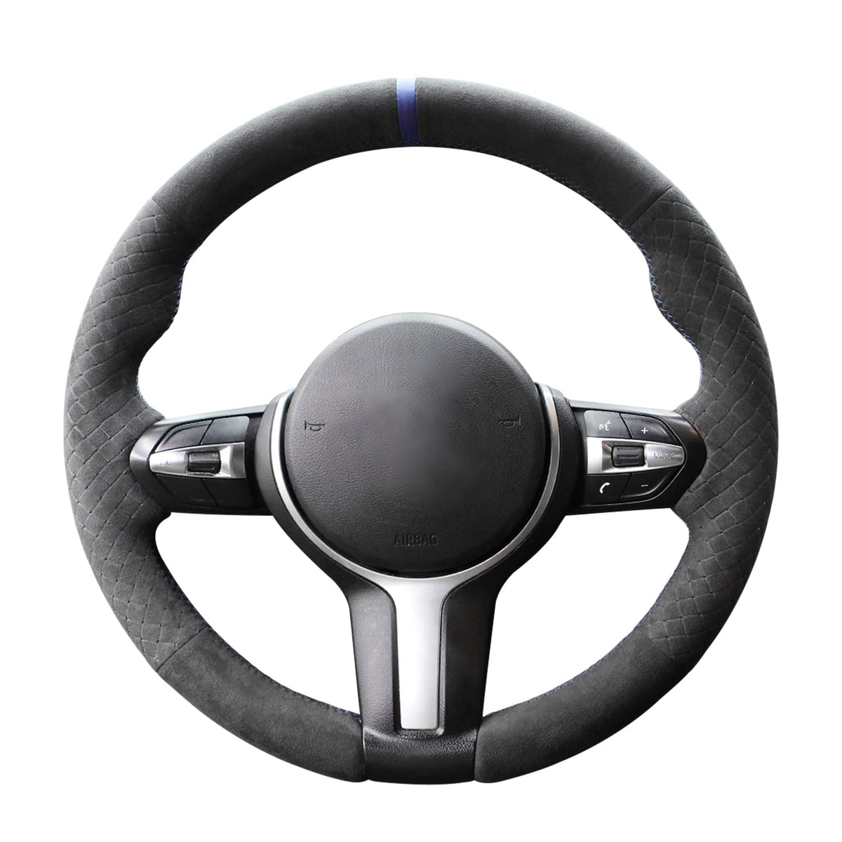 Hand-Stitched Steering Wheel Cover for BMW M Sport Models