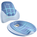 Memory Foam Seat Cushion & Lumbar Support Pillow Set