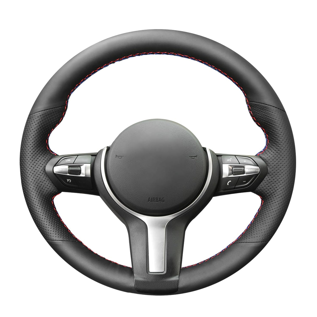 Hand-Stitched Steering Wheel Cover for BMW M Sport Models