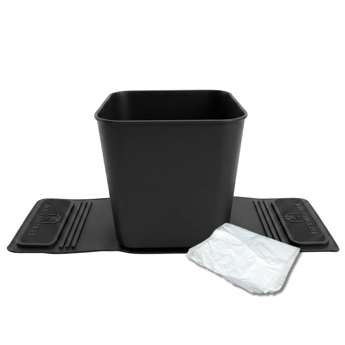 Leakproof Portable Car Trash Can with Stability Wings