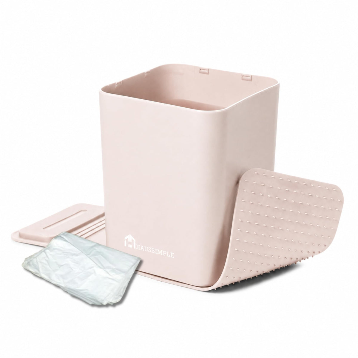 Leakproof Portable Car Trash Can with Stability Wings