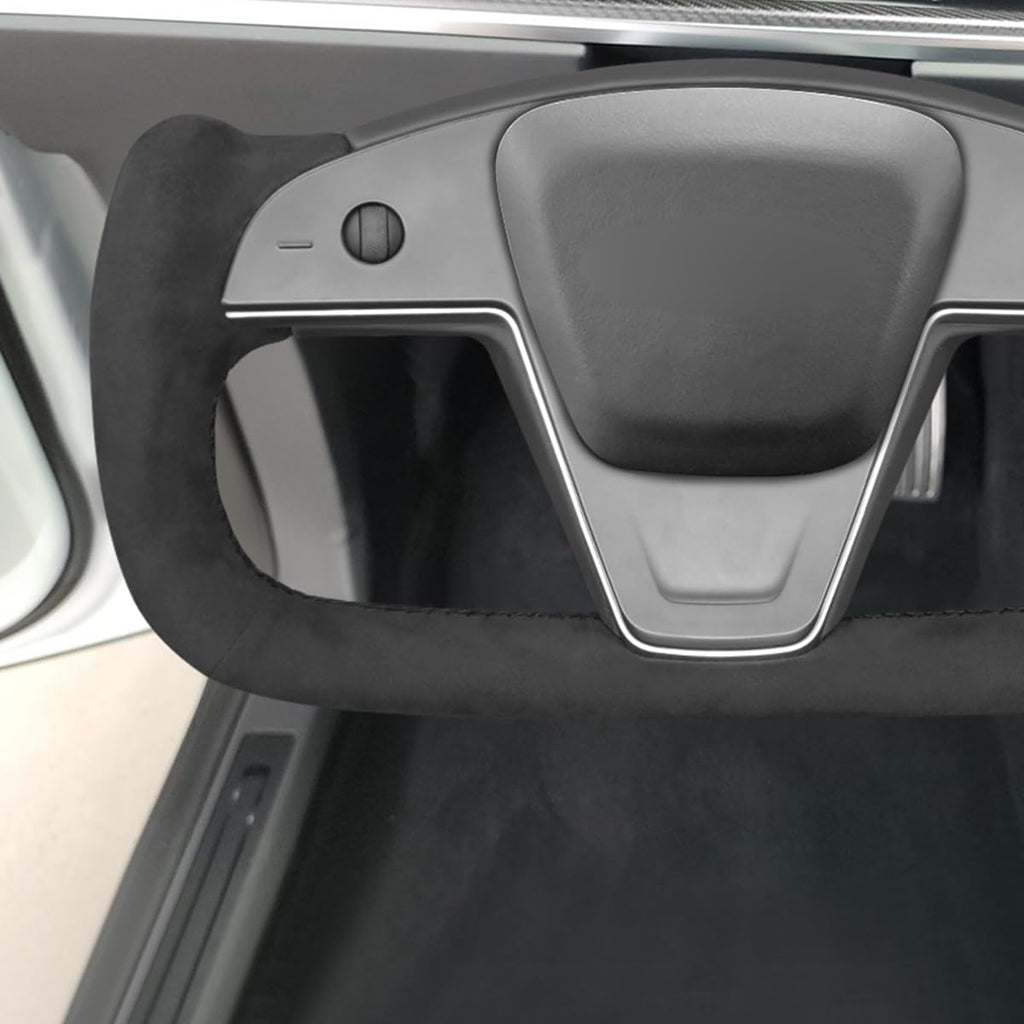 Yoke Steering Wheel Cover for Tesla Model S 2021–2023 & Model X 2021–2025