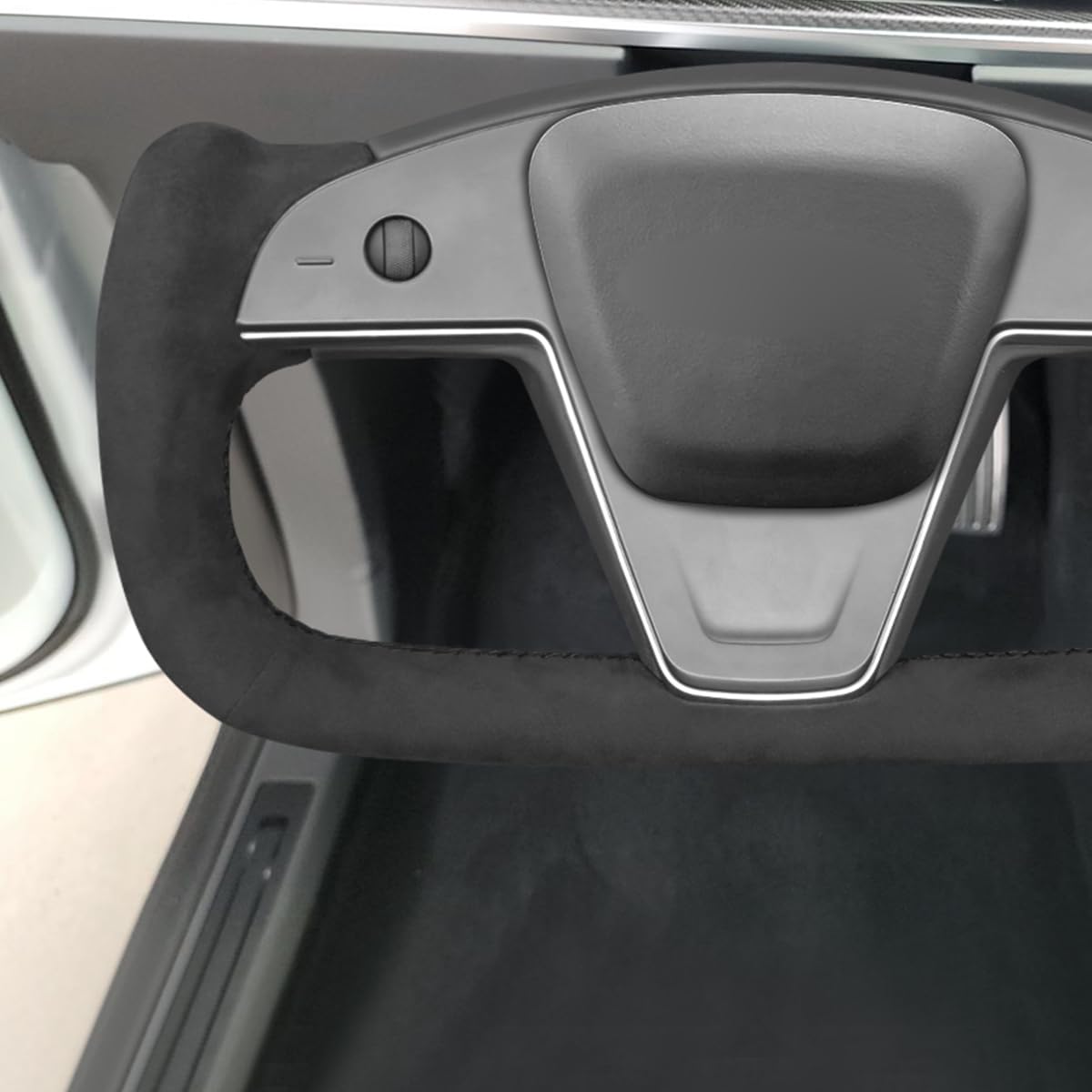 Yoke Steering Wheel Cover for Tesla Model S 2021–2023 & Model X 2021–2025
