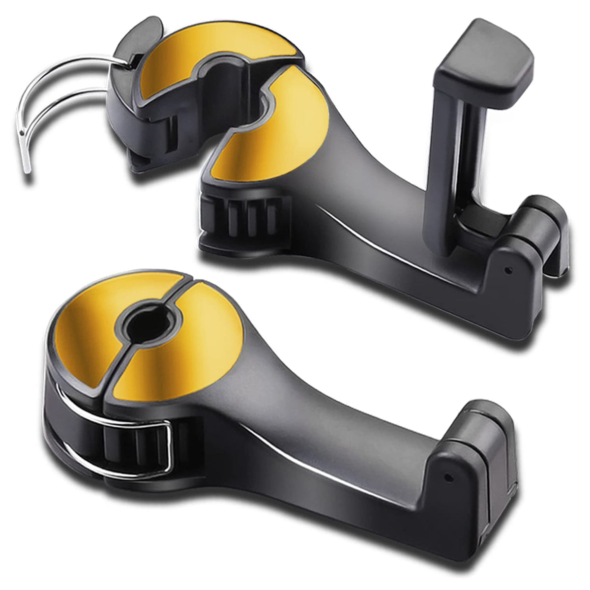 Universal 360° Car Headrest Hook with Phone Holder