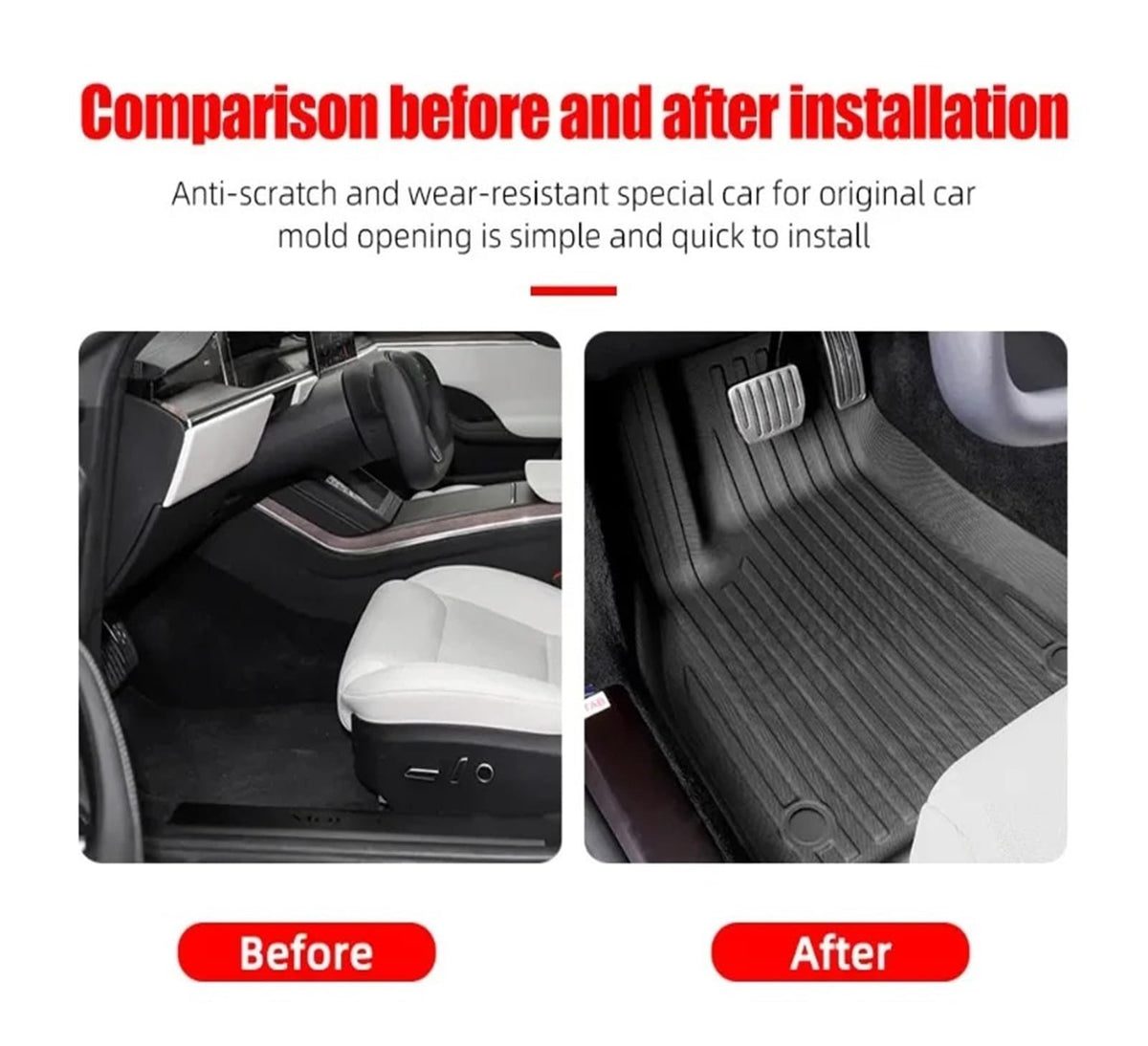 All-Weather Waterproof TPE Floor Mats for Li Auto L7 2023