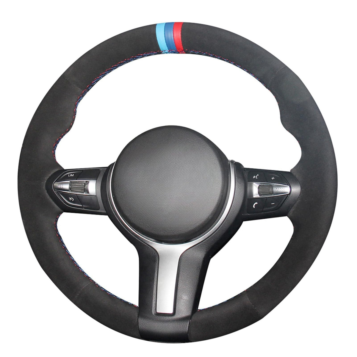 Hand-Stitched Steering Wheel Cover for BMW M Sport Models