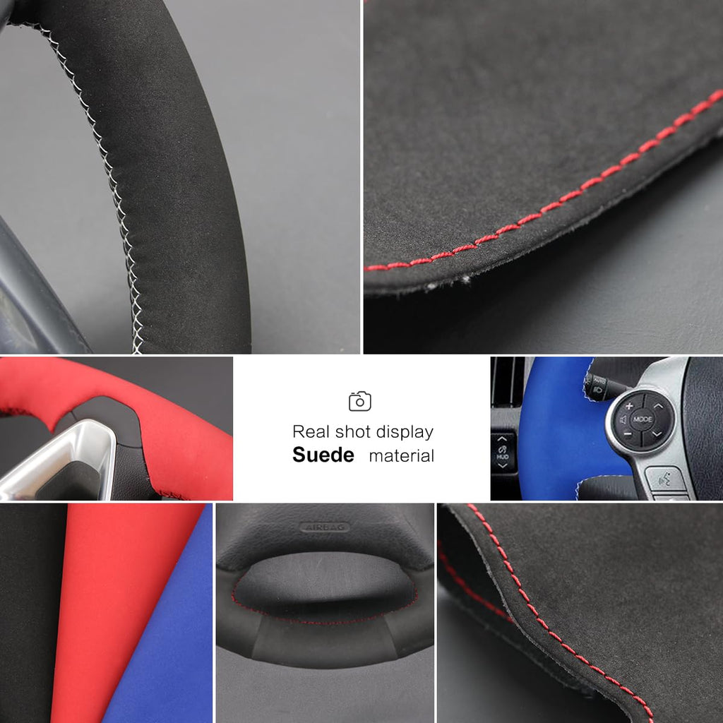 MEWANT Stitch On Custom Fit Steering Wheel Cover for Toyota 4Runner