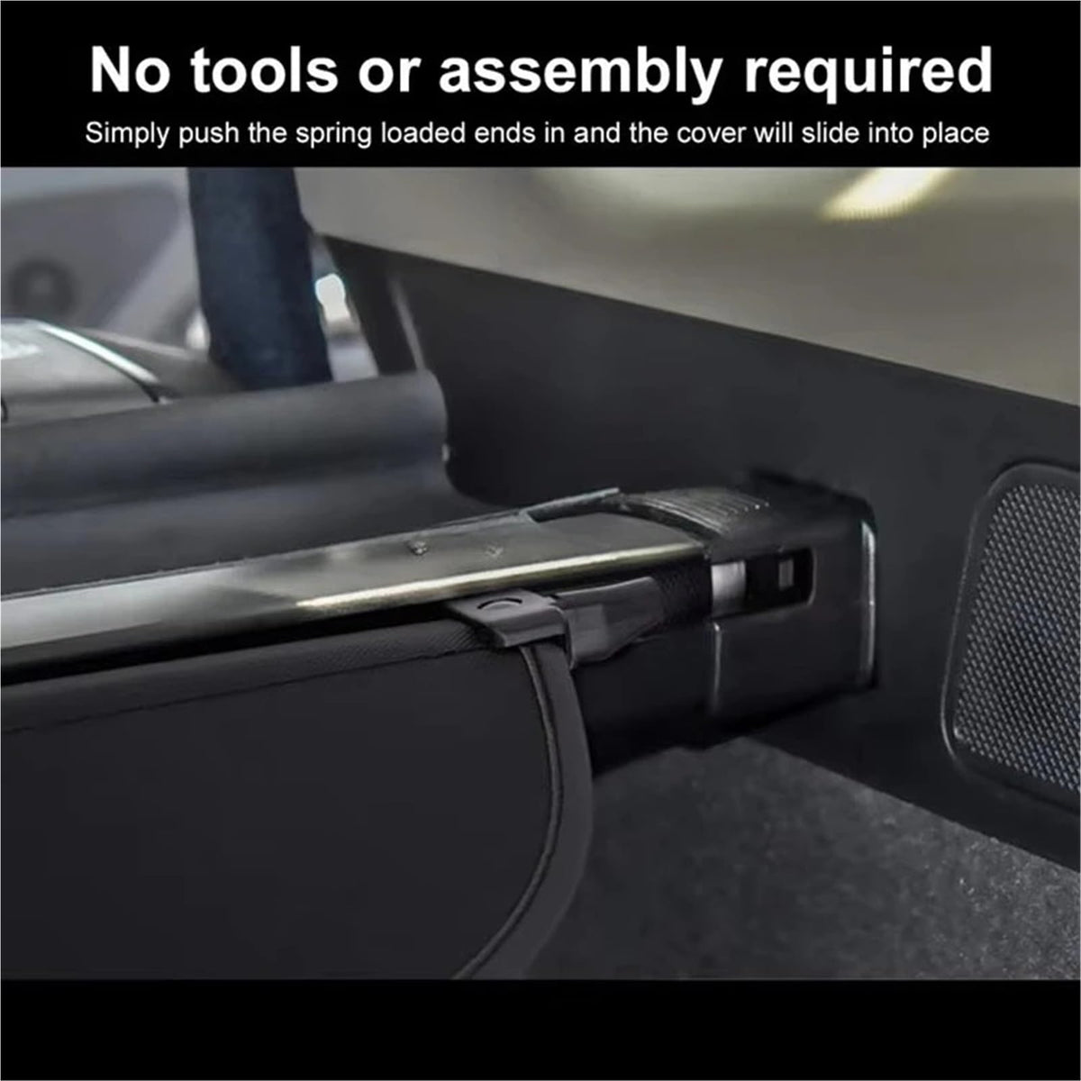Retractable Rear Trunk Cargo Cover for Audi A4 2017–Present