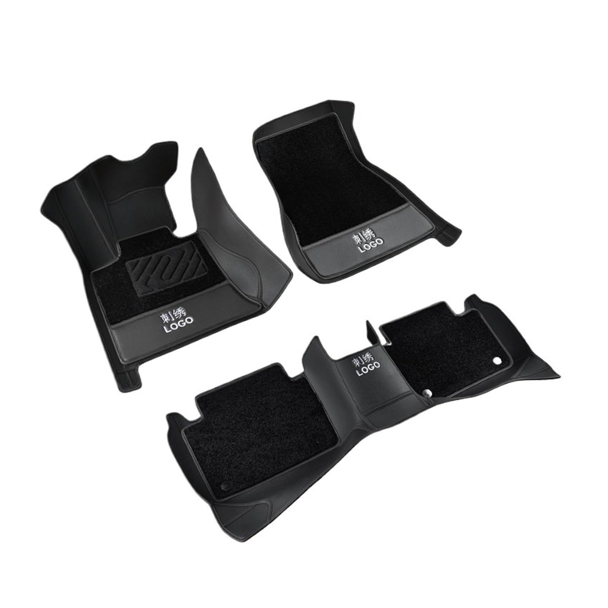 Full-Surround Car Floor Mats, Compatible with Mercedes-Benz